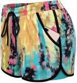Blevonh Womens 2 in1 Running Athletic Workout Yoga Shorts with Pockets S-XXXL
